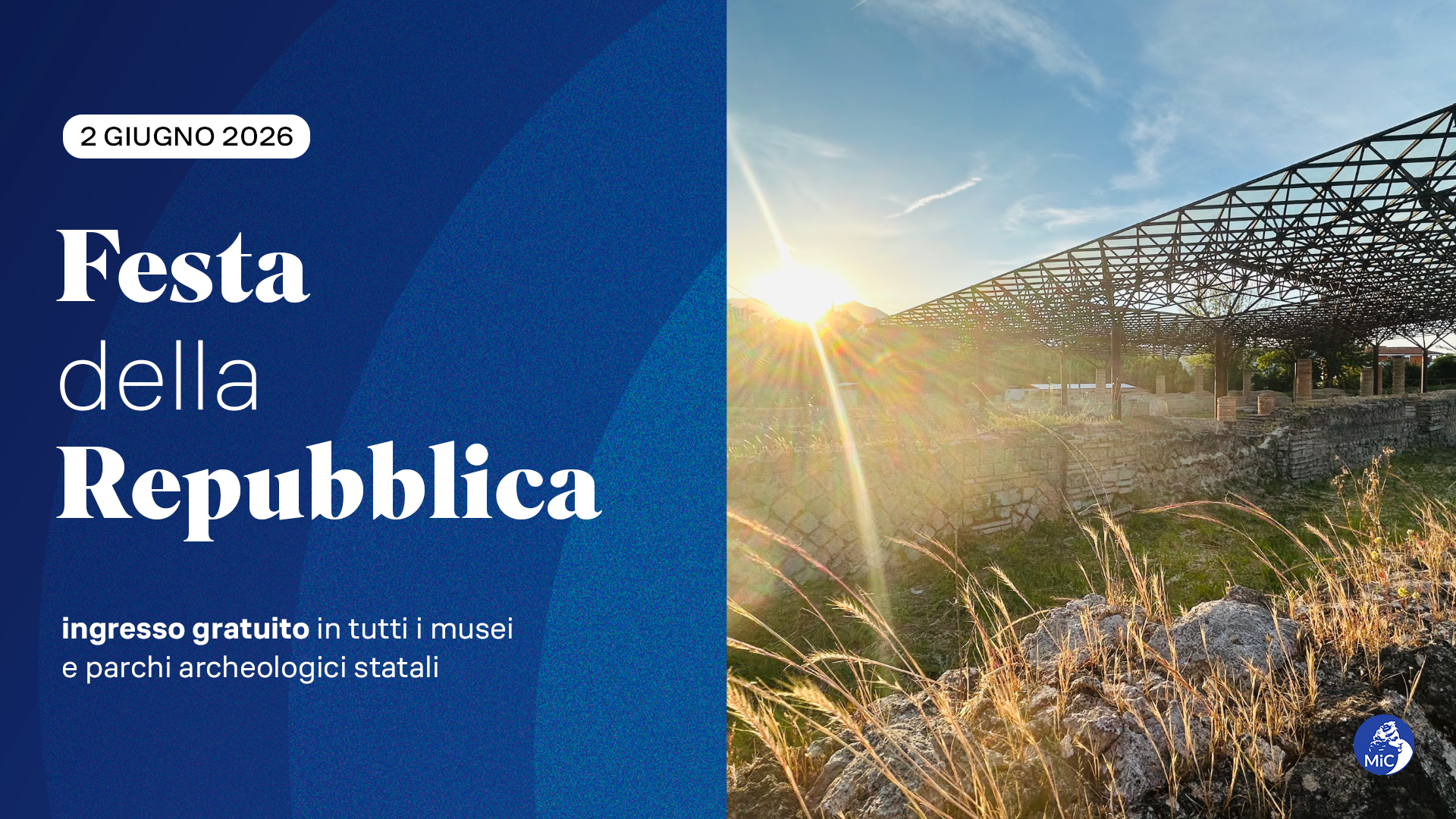 2 giugno 2026 - Festa della Repubblica al Palazzo della Dogana dei Grani e Area archeologica dell'Antica Abellinum - Atripalda (AV)